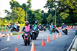 Motorcycle group training